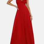 Irene – Satin Maxi Dress with Delicate Straps