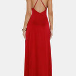 Irene – Satin Maxi Dress with Delicate Straps