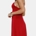 Irene – Satin Maxi Dress with Delicate Straps