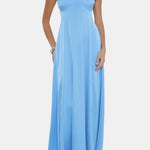 Irene – Satin Maxi Dress with Delicate Straps