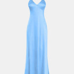 Irene – Satin Maxi Dress with Delicate Straps