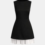 Isola – Spliced Pleated Mini Dress