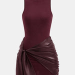 Izza – Tie Front Sleeveless Mini Dress