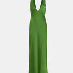 Jaliyah – Liquid-Satin Maxi Dress with Low Cowl Back