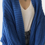 Jessa – Oversized Split Knit Cardigan