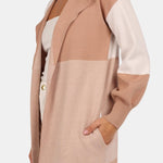 Kaylee – Large Check Long Cardigan