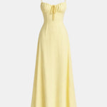 Kendra – Summer Maxi Dress with Corset-Style Bodice