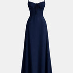 Kendra – Summer Maxi Dress with Corset-Style Bodice