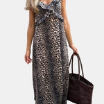 Khaleesi – Off-White Floral Ruffle Maxi Dress