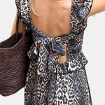 Khaleesi – Off-White Floral Ruffle Maxi Dress
