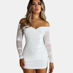 Kira – Sparkle Mesh Mini Dress