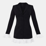 Kyla – Pleated Blazer Mini Dress