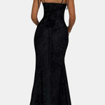 Leena – Cowl Neck Tie Strap Long Dress