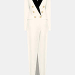 Lennon – Colorblock Tuxedo Maxi Blazer Dress