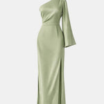 Lennox – One-Shoulder Maxi Dress with Sculpted Silhouette