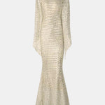 Lexi – Square Neck Bell Sleeve Party Dress