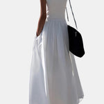 Lyna – Sleeveless Crew Neck Long Dress