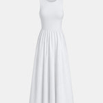 Lyna – Sleeveless Crew Neck Long Dress