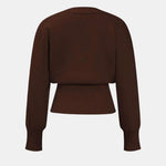 Marta - V-Neck Knit Sweater Cardigan