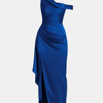 Milana – Elegant One-Shoulder Maxi Dress with Split
