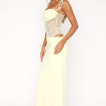 Mirella – Sleeveless Lace Maxi Dress