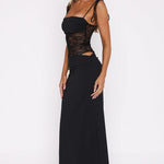 Mirella – Sleeveless Lace Maxi Dress