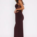 Mirella – Sleeveless Lace Maxi Dress