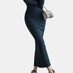 Miyah – Long Sleeve Hooded Long Dress