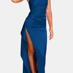 Monroe – One Shoulder Ruched Cocktail Dress