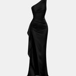 Monroe – One Shoulder Ruched Cocktail Dress