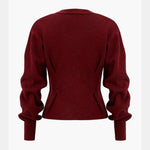 Myla – Knit Button V-Neck Cardigan