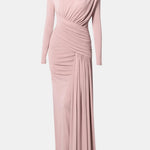 Nalani – Asymmetric Ruched Luxury Maxi Dress