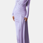 Nalani – Asymmetric Ruched Luxury Maxi Dress