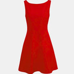 Nerissa – Boat Neck High Waisted Mini Dress