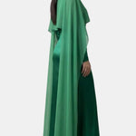 Noora – Cape Overlay Evening Gown