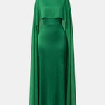 Noora – Cape Overlay Evening Gown