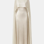 Zahira – Cape Overlay Modest Chiffon Dress