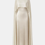 Noora – Cape Overlay Evening Gown