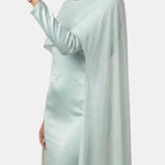 Noora – Cape Overlay Evening Gown