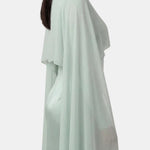 Noora – Cape Overlay Evening Gown