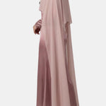 Noora – Cape Overlay Evening Gown