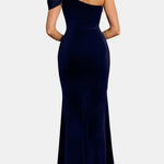 Novalee – One-Shoulder Maxi Dress with Sculpted Elegance
