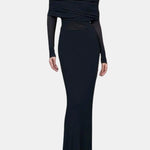 Orianna – Off-Shoulder Long Sleeve Long Dress