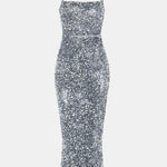 Reyna – Square Neck Sequin Party Dress