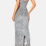 Reyna – Square Neck Sequin Party Dress