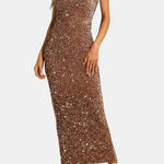 Reyna – Square Neck Sequin Party Dress