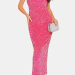 Reyna – Square Neck Sequin Party Dress