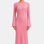 Roberta – Elegant Slim Satin Maxi Dress