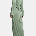 Safiya – Flared Sleeve Velvet – Abaya Dress