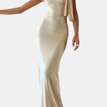 Sandara – Beloved Knotted Sleeveless Long Dress